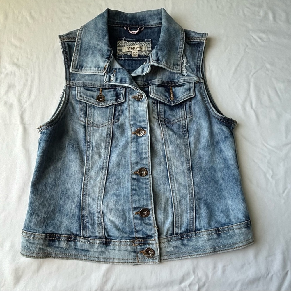 YMI Blue Denim Vest